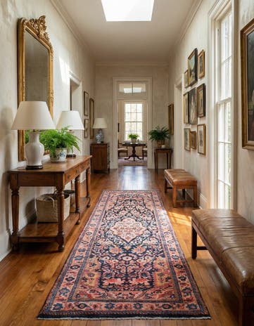 3' 9 x 10' 4 Hand Knotted Ultra Vintage Persian Wool Runner Rug