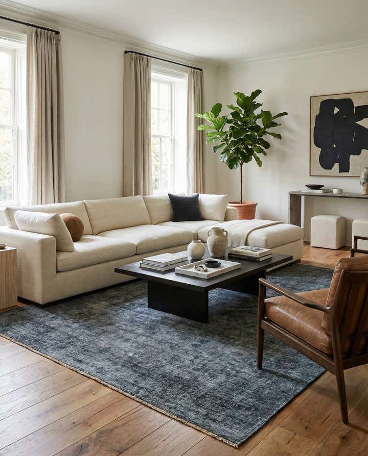 8' 1 x 10' 10 Hand Knotted Ultra Vintage Persian Wool Rug