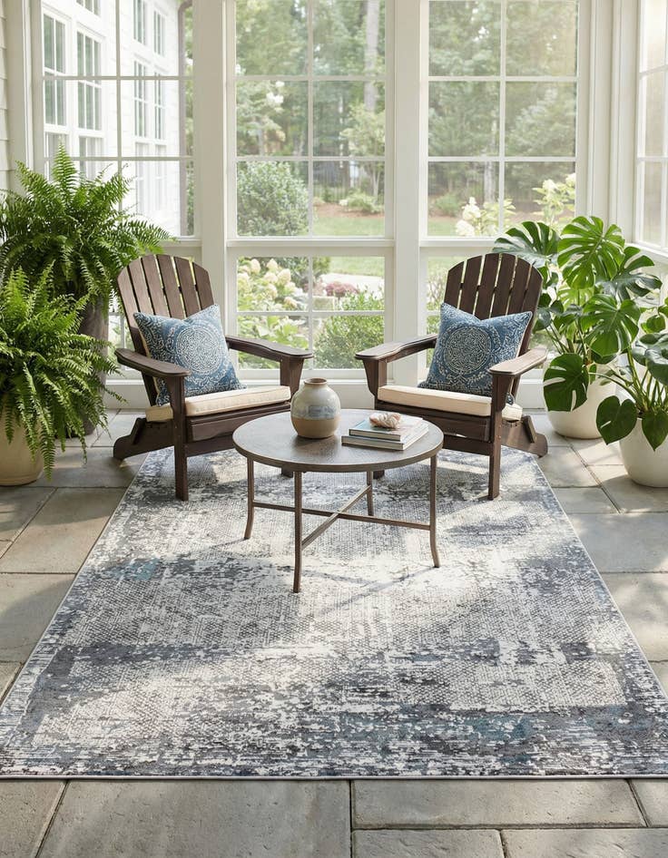 Detail image of 5' 3 x 7' 7 New Vintage Rug