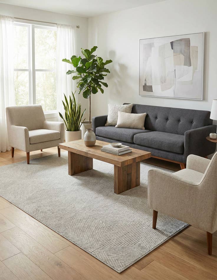 Detail image of  6' x 9'  Washable Sabrina Soto Indoor / Outdoor Rug