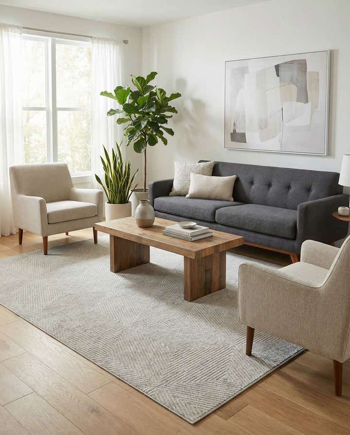 6' x 9' Easy-Clean Sabrina Soto Indoor / Outdoor Rug