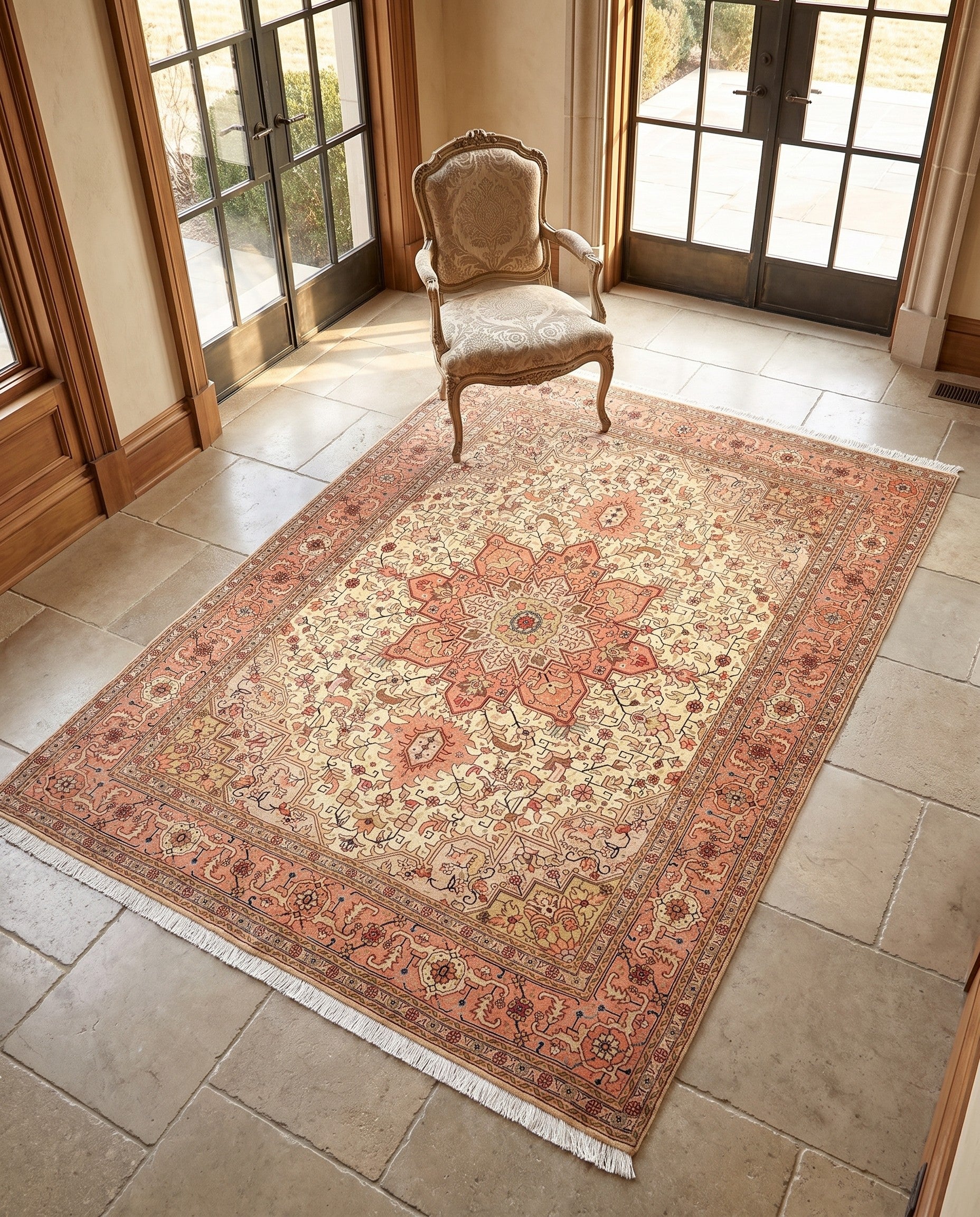 4' 11 x 6' 9 Tabriz Rug