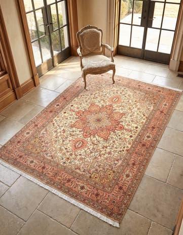 4' 11 x 6' 9 Tabriz Rug