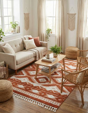 5' 3 x 8' Boho Rug