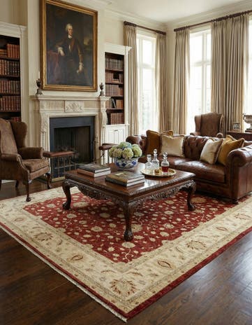 9' 3 x 11' 4 Ziegler Wool Rug
