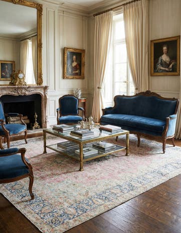 9' 4 x 13' Vintage Royal Wool Rug