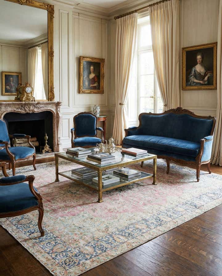 9' 4 x 13' Vintage Royal Wool Rug