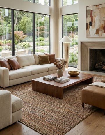 7' 11 x 9' 9 Hand Knotted Modern Ziegler Wool Rug