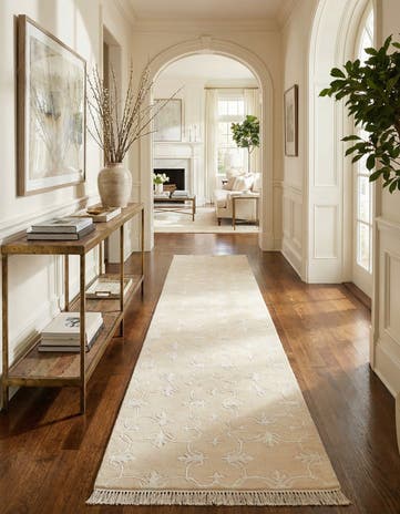 2' 7 x 13' 3 Hand Knotted Darya Wool Runner Rug