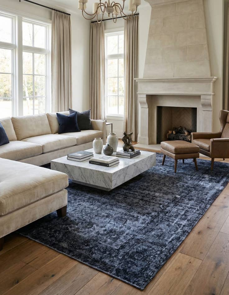 Detail image of 10' x 12' 9  Hand Knotted Ultra Vintage Persian Wool Rug