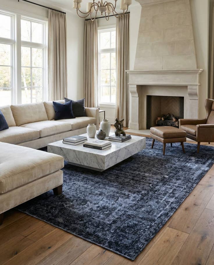 Detail image of 10' x 12' 9 Hand Knotted Ultra Vintage Persian Wool Rug