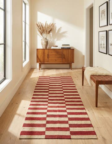 2' 6 x 7' 6 Hand Woven Kilim Modern Wool Runner Rug