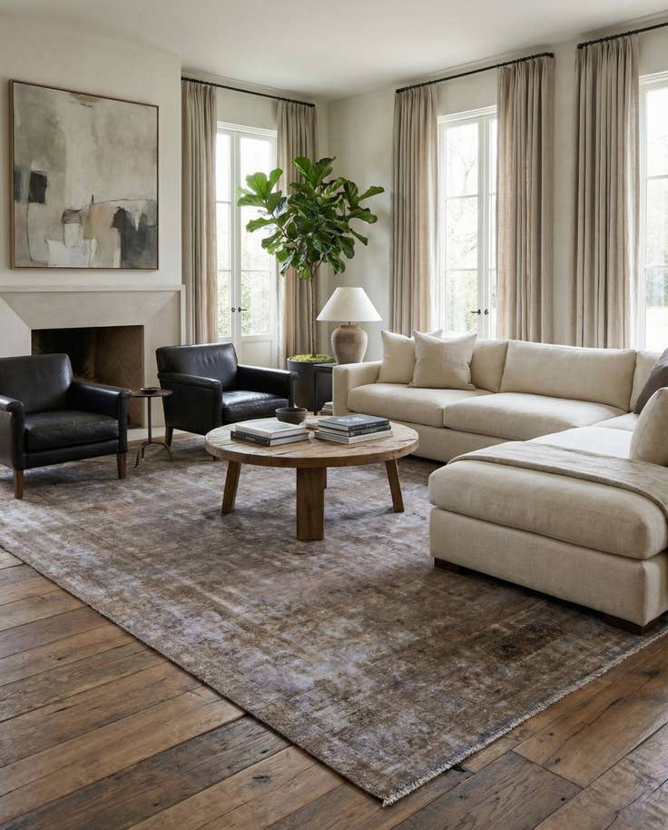 Detail image of 7' 8 x 11' 2 Hand Knotted Ultra Vintage Persian Wool Rug