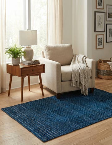 3' 8 x 5' 7 Hand Knotted Darya Wool Rug