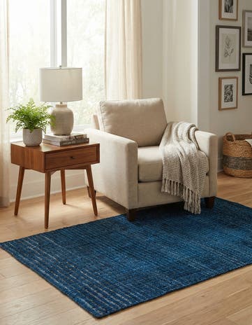 3' 8 x 5' 7 Hand Knotted Darya Wool Rug