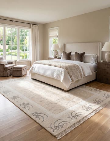 5' 5 x 7' 9 Hand Knotted Darya Wool Rug