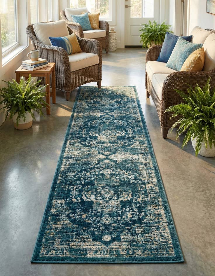 Detail image of  2' 7 x 10' Dahlia Runner Rug