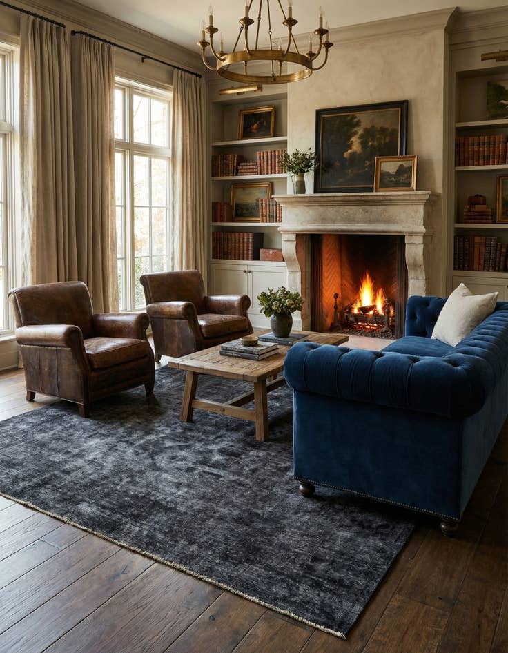 Detail image of 9' 1 x 12'  Hand Knotted Ultra Vintage Persian Wool Rug