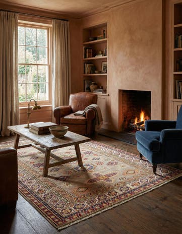 4' x 6' 1 Kazak Wool Rug