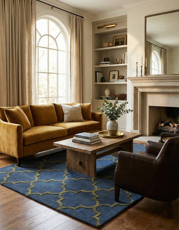 Detail image of 5' 1 x 7' 5 Luna Rug