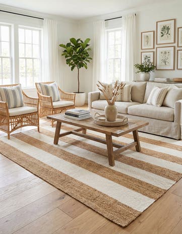 5' 1 x 8' Hand Woven Jill Zarin Hamptons Rug
