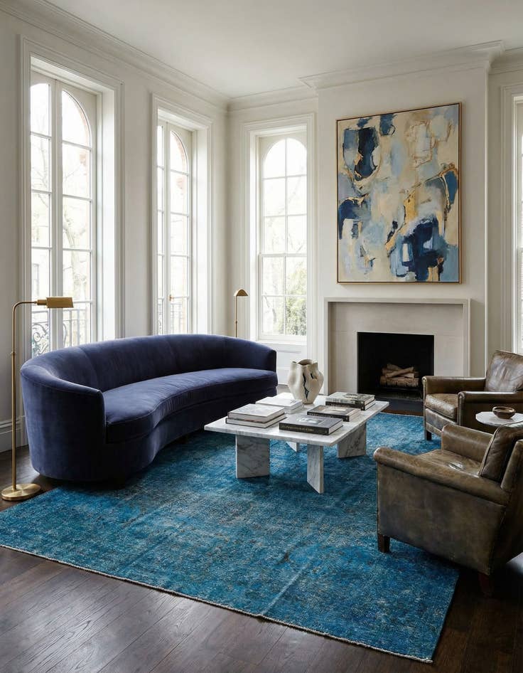 Detail image of 9' 8 x 12' 7  Hand Knotted Ultra Vintage Persian Wool Rug