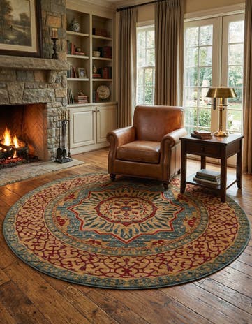 8' x 8' Amina Round Rug