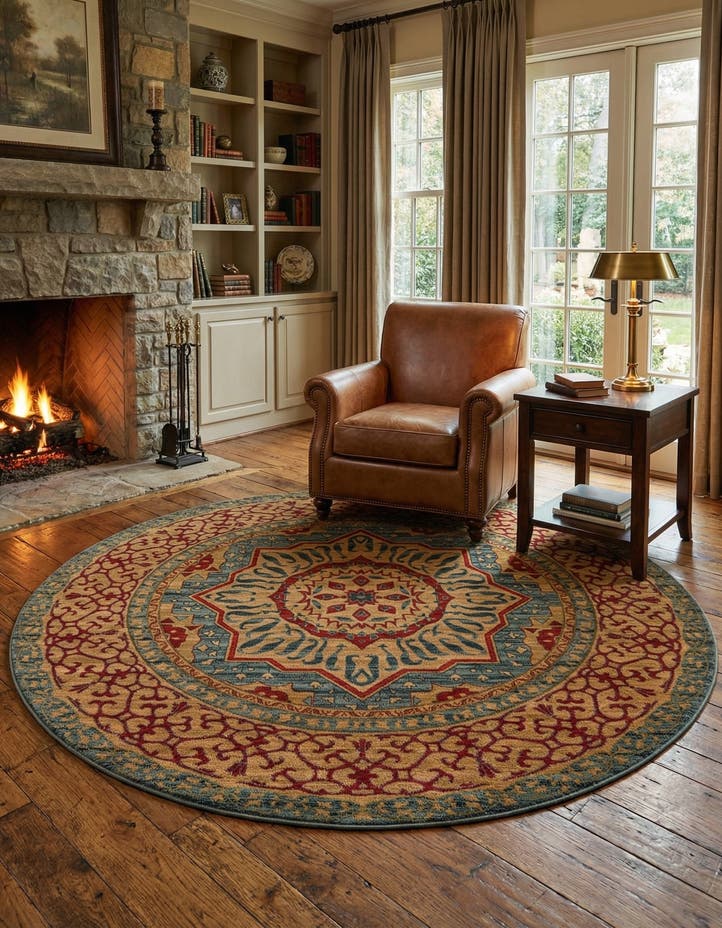 8' x 8' Amina Round Rug