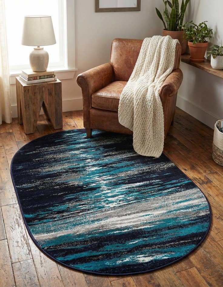 Detail image of 3' 3 x 5' 3 Metropolis Oval Rug