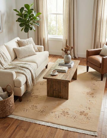 3' 11 x 5' 10 Hand Knotted Darya Wool Rug