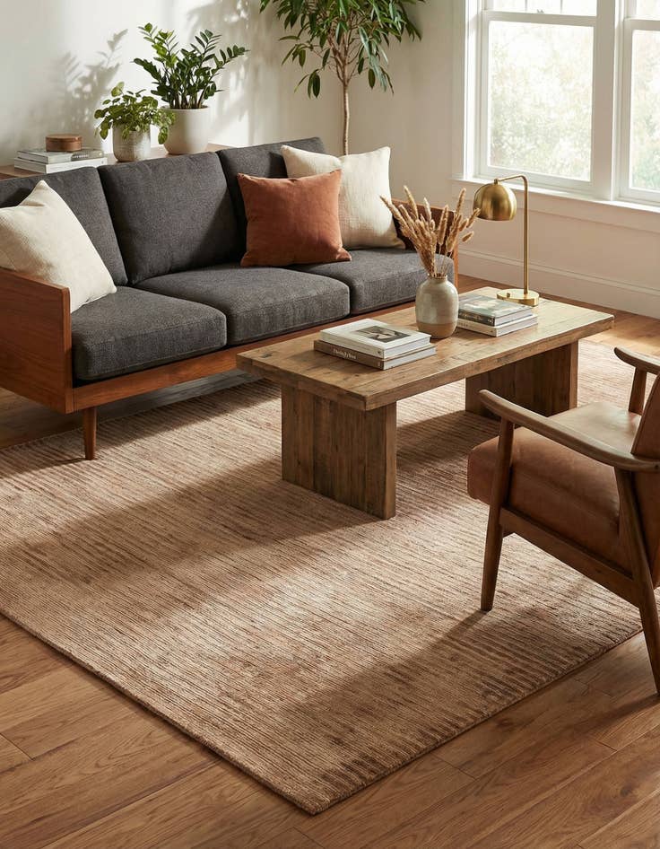 Detail image of 2' 8 x 5'  Hand Knotted Darya Wool Rug