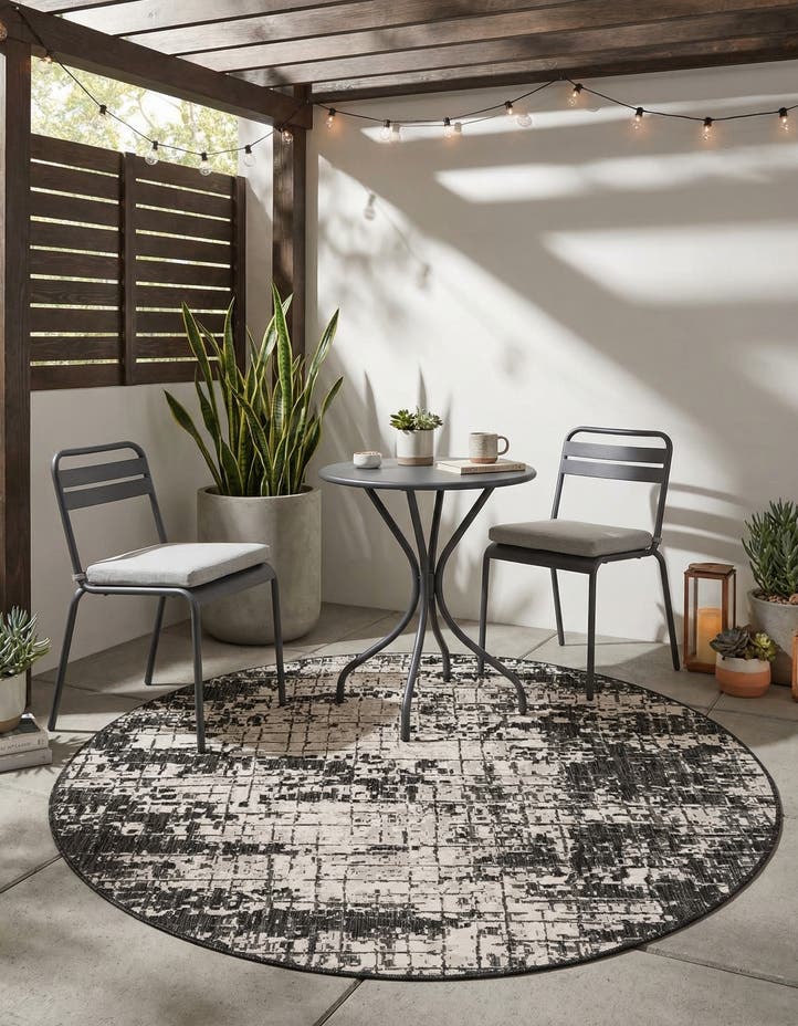 6' x 6' Easy-Clean Modern Indoor / Outdoor...