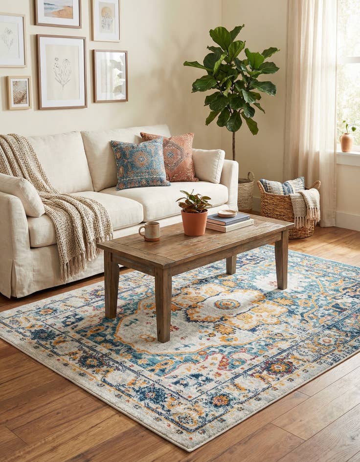 Detail image of  4' x 6' Madeline Vintage Rug