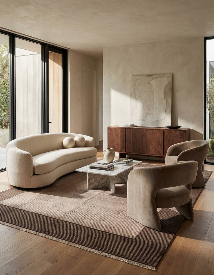 Detail image of  8' 1 x 11' 4  Hand Knotted Darya Wool Rug