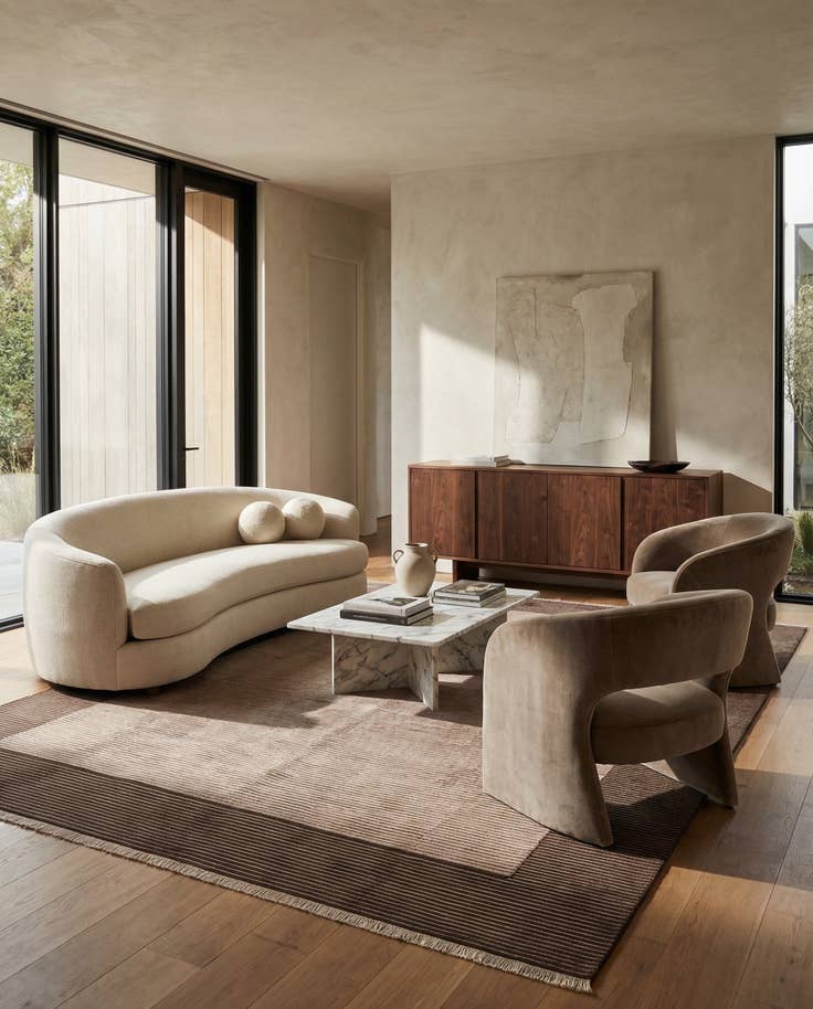 Detail image of 8' 1 x 11' 4 Hand Knotted Darya Wool Rug