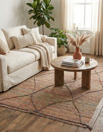 5' 4 x 7' 7 Hand Knotted Moroccan Wool Rug