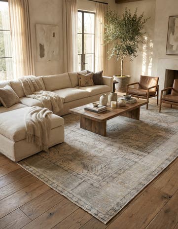 9' 6 x 12' 6 Hand Knotted Ultra Vintage Persian Wool Rug