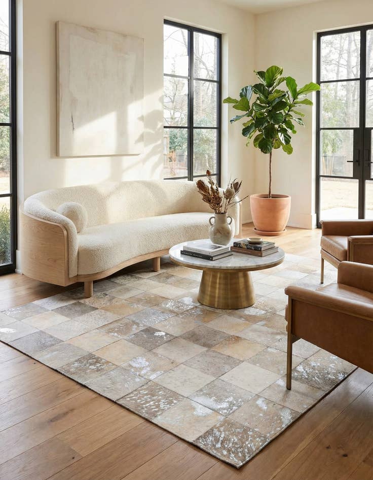 Detail image of 5' x 8' Cowhide Rug