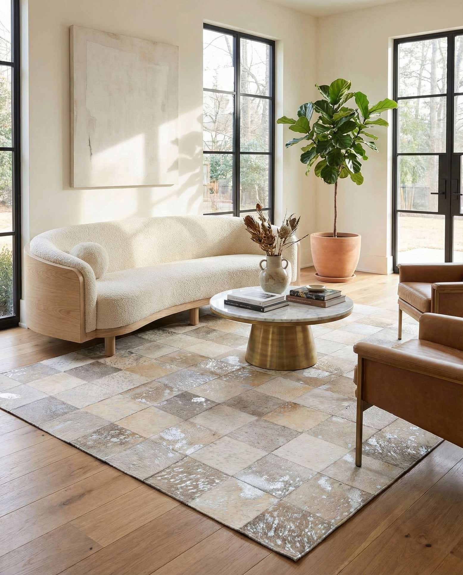 5' x 8' Cowhide Rug
