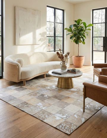 5' x 8' Cowhide Rug
