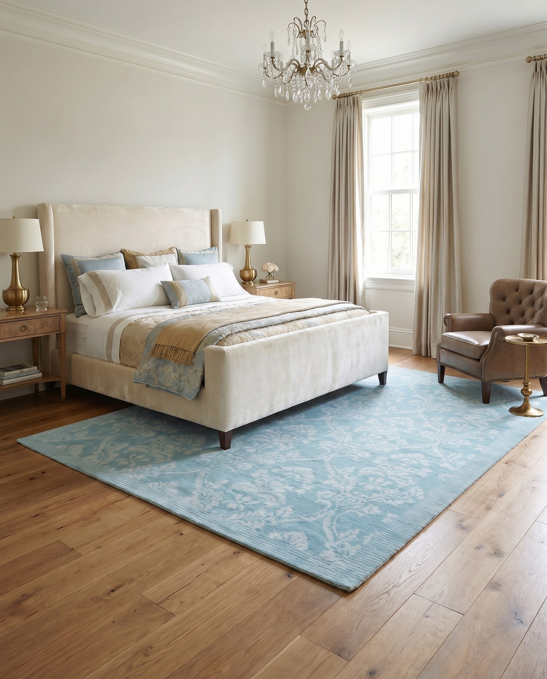5' 10 x 8' Hand Knotted Darya Wool Rug