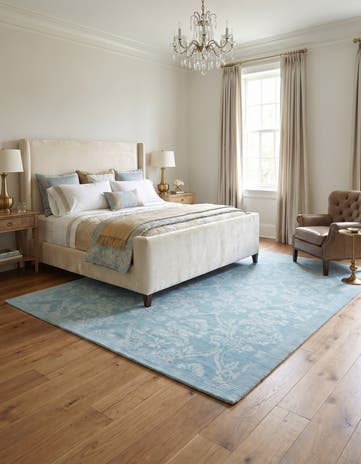 5' 10 x 8' Hand Knotted Darya Wool Rug