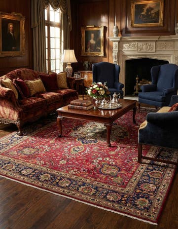 9' 9 x 12' 8 Hand Knotted Tabriz Persian Wool Rug