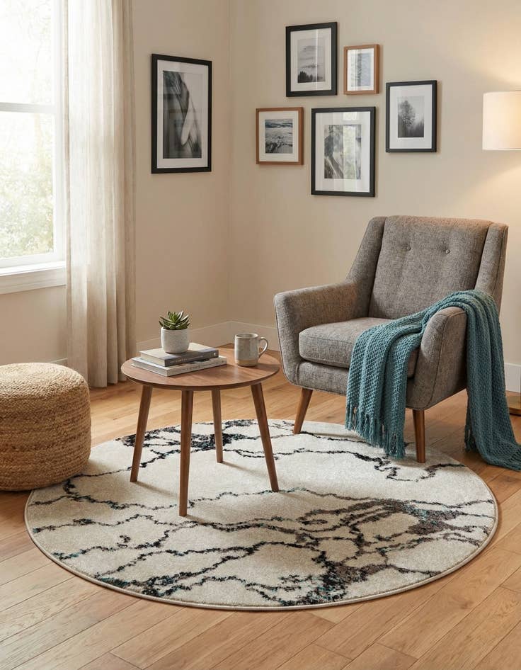 Detail image of  3' x 3' Madeline Round Rug