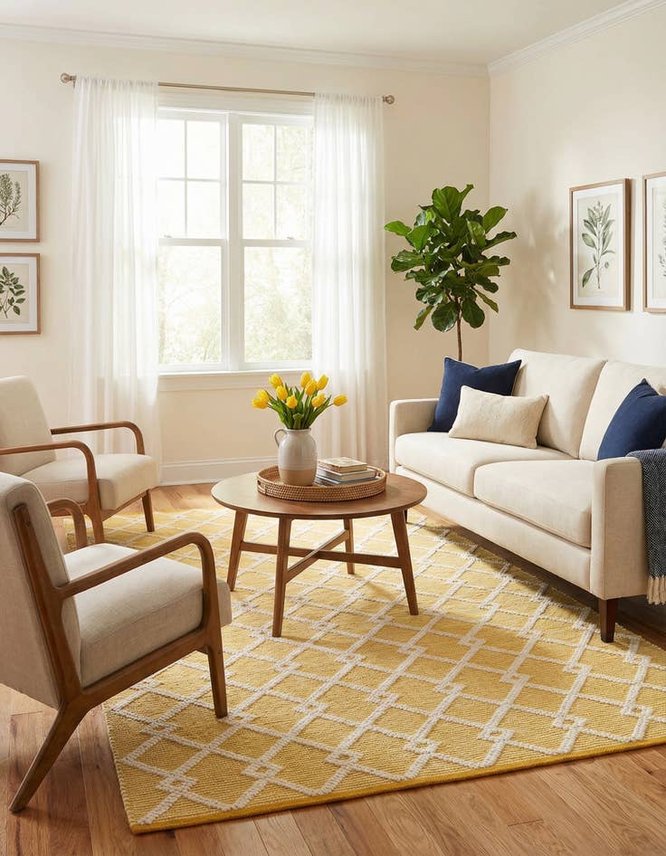 Detail image of  5' 1 x 8'  Hand Knotted Jill Zarin Dorset Rug