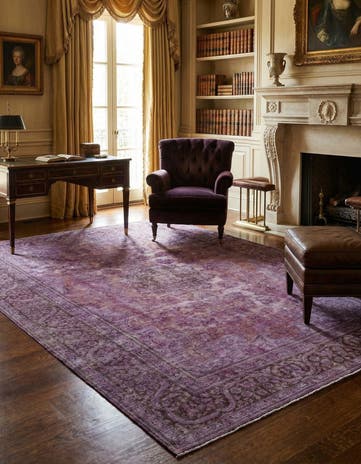 7' 8 x 10' 10 Vintage Royal Wool Rug