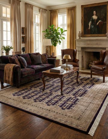8' 5 x 10' 3 Hand Knotted Bokhara Oriental Rug