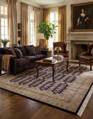 8' 5 x 10' 3 Hand Knotted Bokhara Oriental Rug