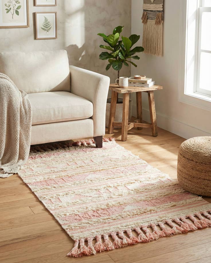 Detail image of 3' 3 x 5' 1 Hand Woven Arizona Wool Rug