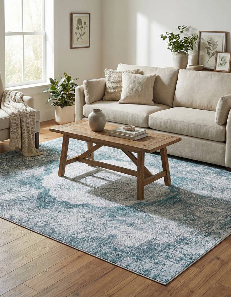 Detail image of 7' 10 x 10'  Washable Yara Rug